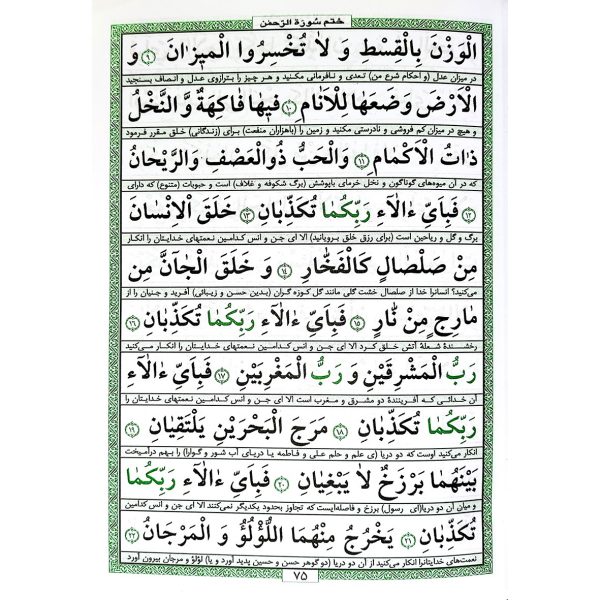کتاب ارتباط با خدا 4 ختم 10 دعا - درشت خط با علامت وقف - نشر قلم زنان - چاپ وقف نامه و یادبود - Image 4